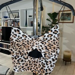 Miroh Leopard Crop Top Tank